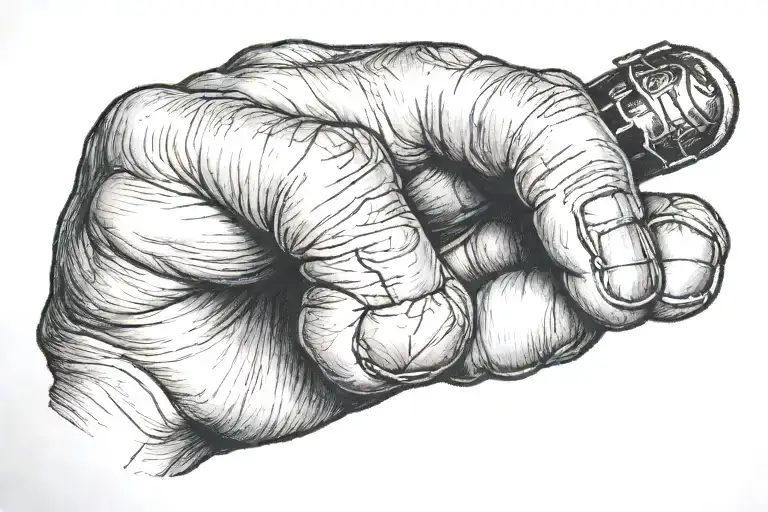 Ted Gun Middle Finger