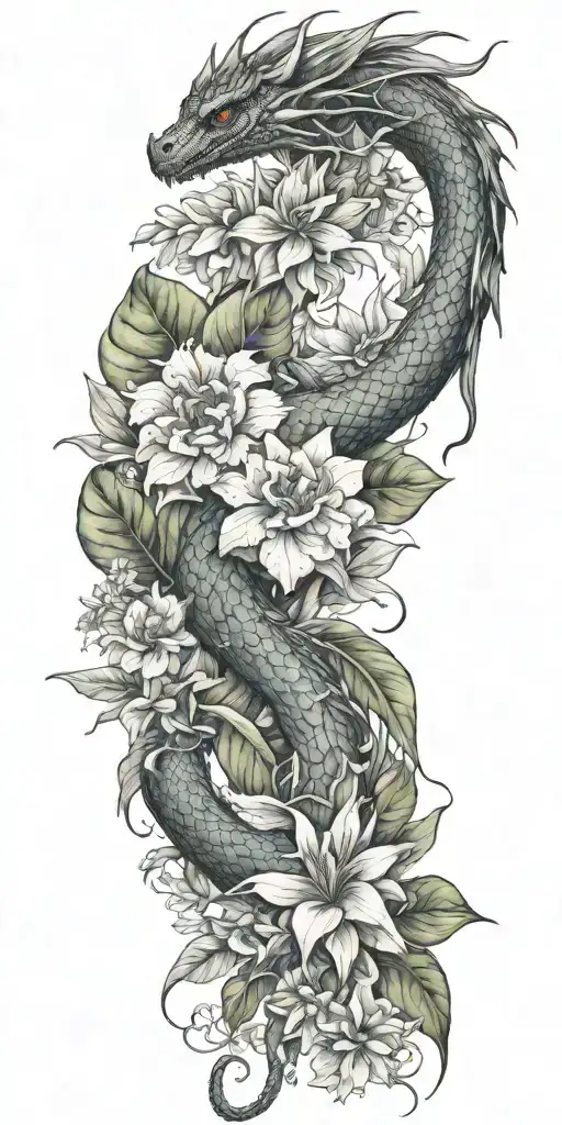 Dragon Floral Design Tropical Plant