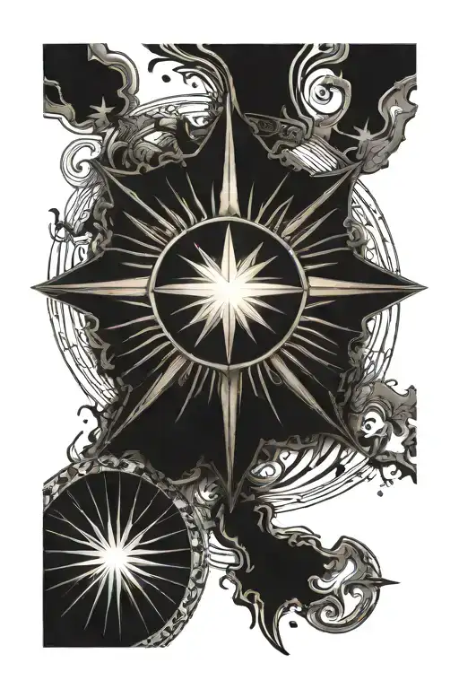 Polenesian Tattoo Of Philippines 3Stars And A Sun