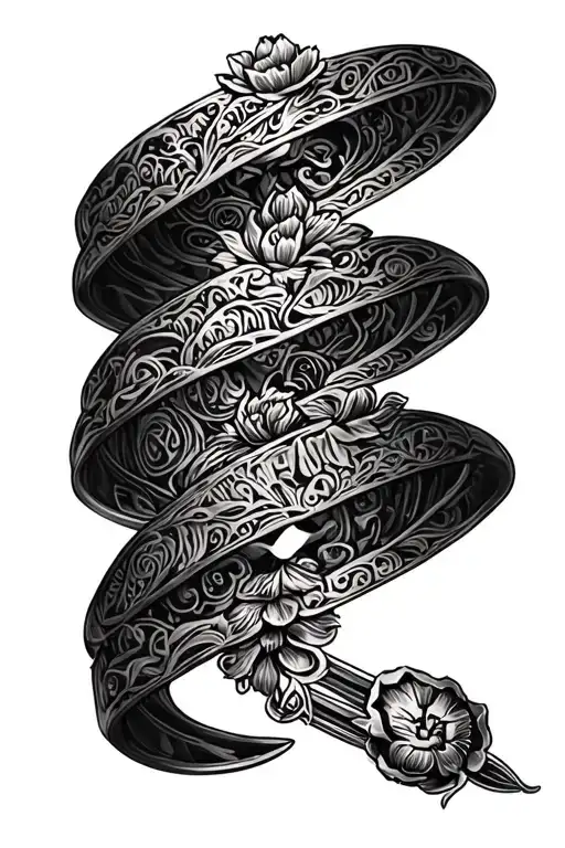 Black Tattoo Bracelet