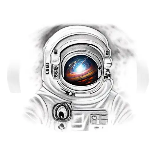 An Astronaut In A Black Hole