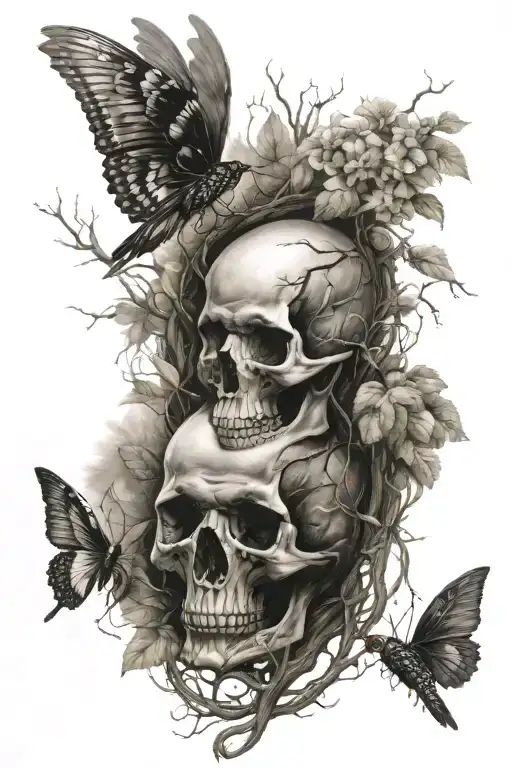 Nature Scene Life And Death