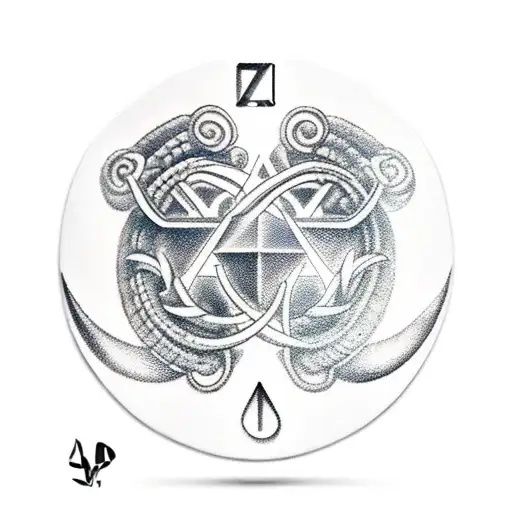 Playstation Controller With Aries Zodiac Sign On Top