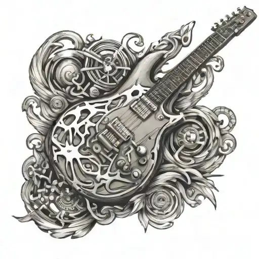 Specialized Downhill Bike And Electric Guitar