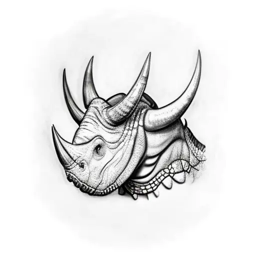 A Realistic Portrait Of A Triceratops Wearing A Wrestling Championship Belt