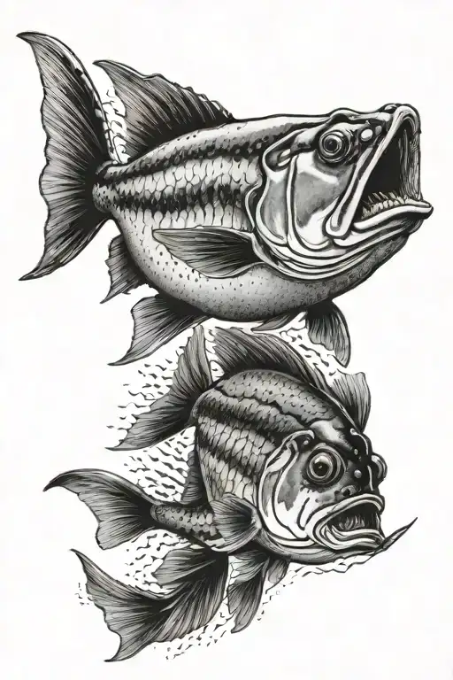 Lake Bear Woods Moon Fish