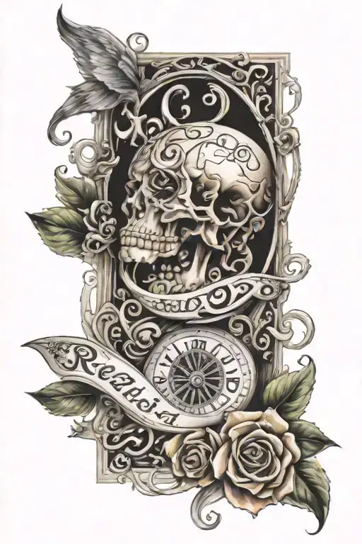 Open Scroll With The Word