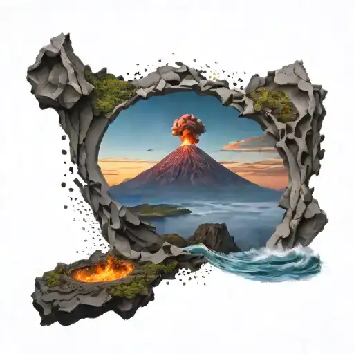 Guatemala Volcano Flowing Lava Into Ocean