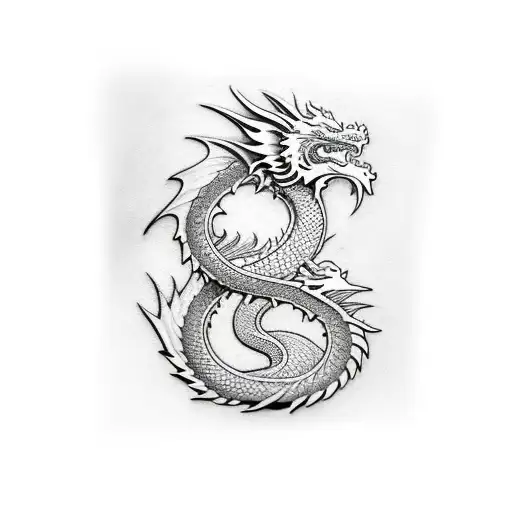 Dragon On Back