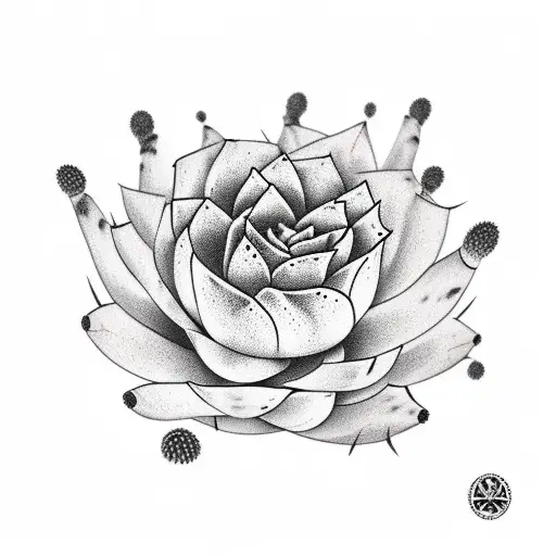 Arrowhead With Cactus