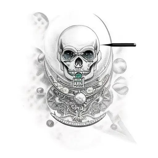 Cart Of Poker Of Moon And Start And Dead