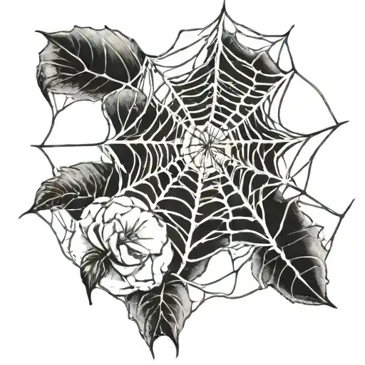 Rose Spider Web