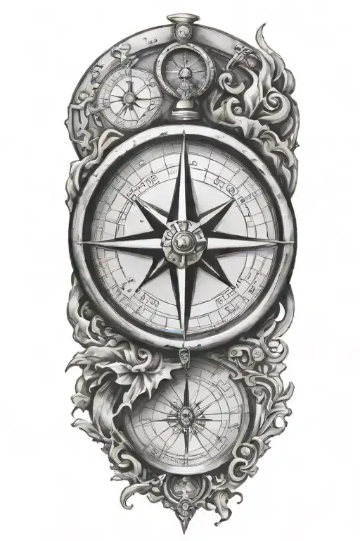 Silver Compass