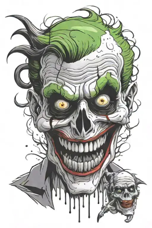 Joker Skull Rick Y Morty