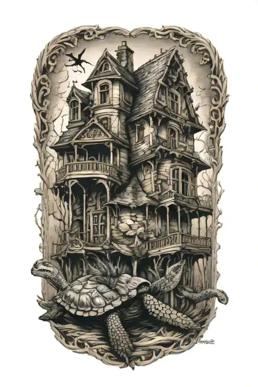 A Haunted House On A Turtles Back