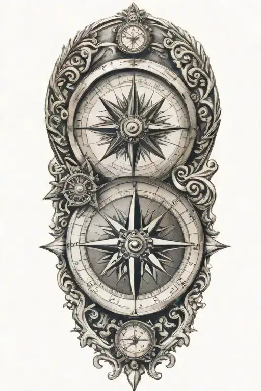 Silver Compass