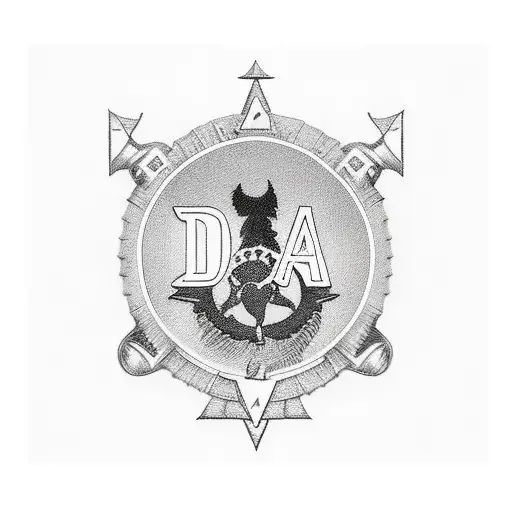 Army Style With The Word Dad