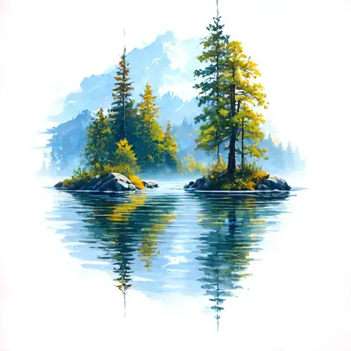 Cailloux Water Landscape