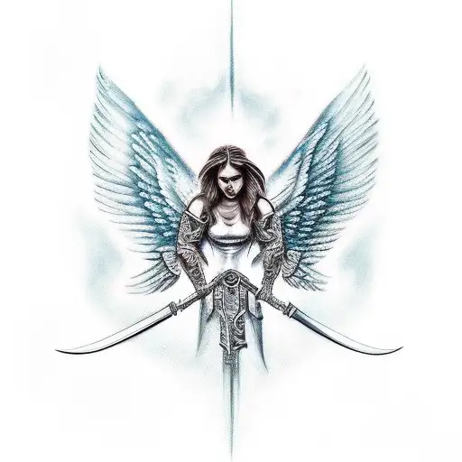 Angel Warrior Badass