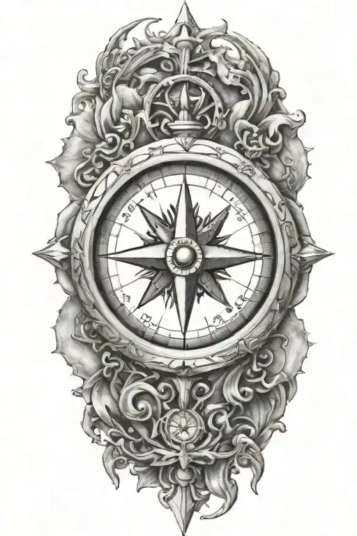 Silver Compass