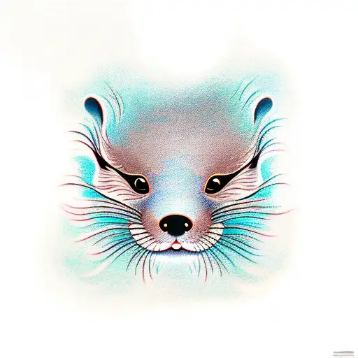 Colored Asian Small Clawed Otter