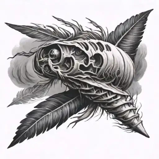 Tornado With Feather Bottom Half