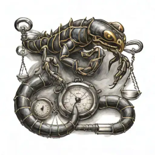Scorpion Holding Balance Scale