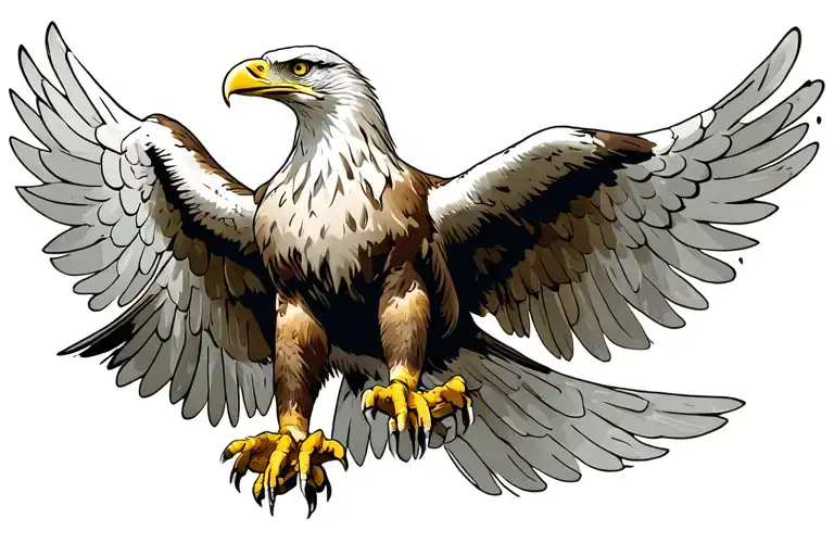 Battle Eagle Wings Spread
