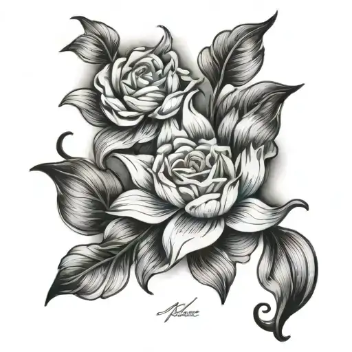 Pisces With March Flower Bloom