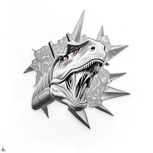 Dinosaur Mixed With Goat