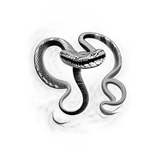 Snake With Lettering Show No Mercy