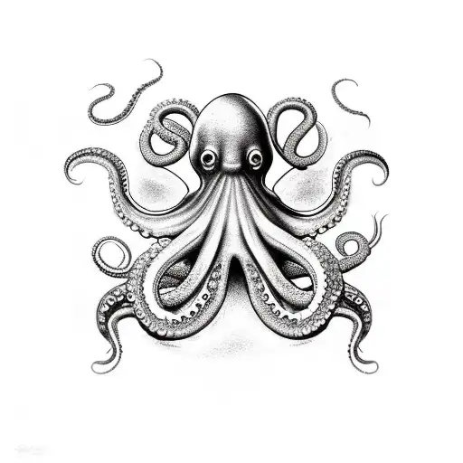 Octopus Tattoo On Leg