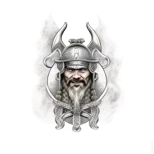 Stoned Viking Warrior
