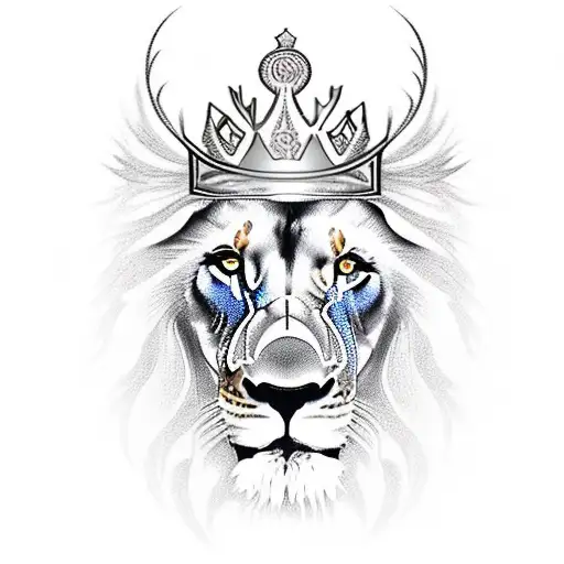 Lion With Crown Of Throns