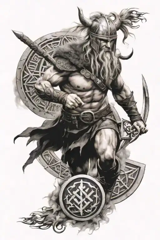 Warrior And Viking Runes