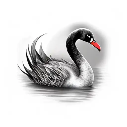 Black Swan Evil Red Eyes