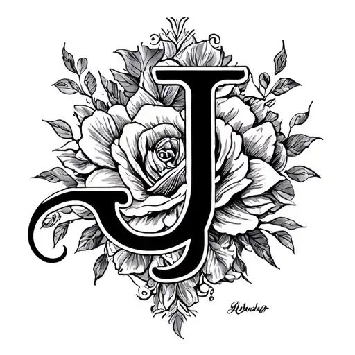 Initial J J Letter