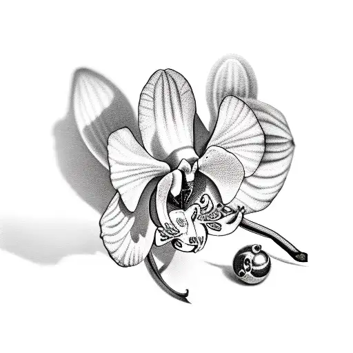 Chess King And Orchid