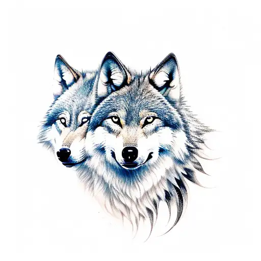 Small Wolf Walking Out Of Big Pine Forest