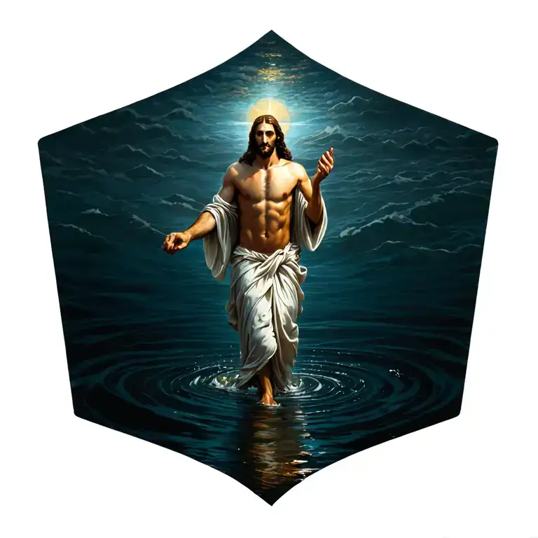 Christ Walking On Water
