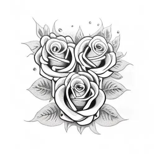 Skull And Roses