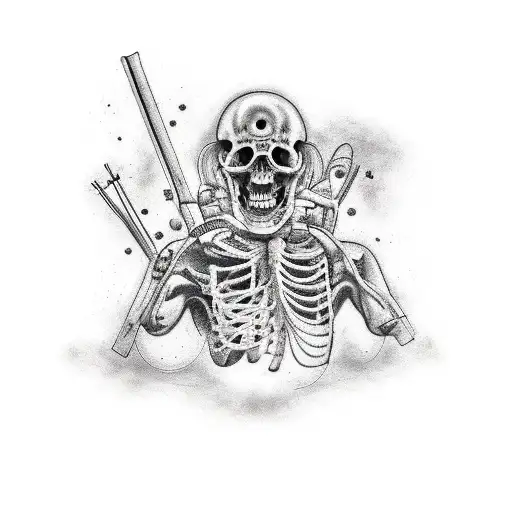 Cowboy Skeletons Waking From The Dead