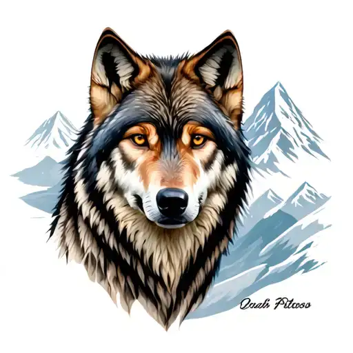 Wolf In The Mountains
