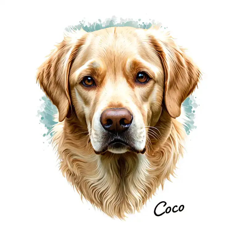 My Dog Coco Born 26Th November 2023 She Is A Blonde Labrador