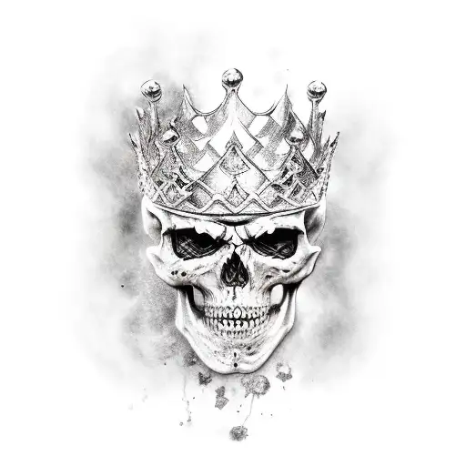 Skeleton King With Rotting Flesh