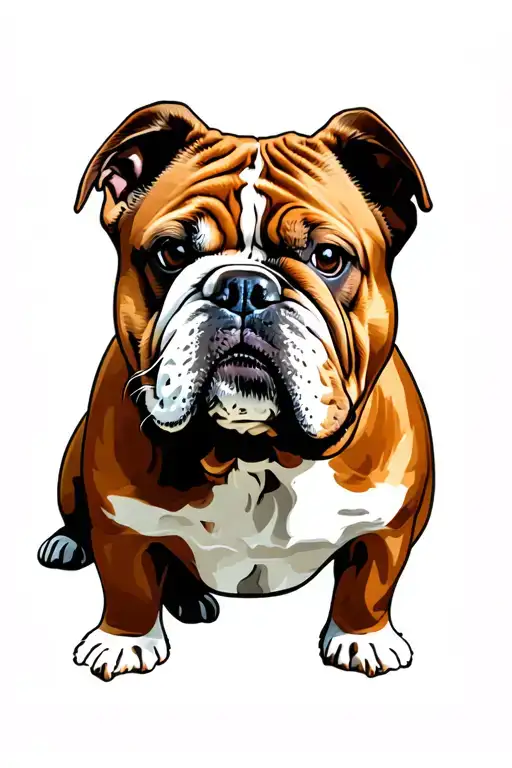 Bulldog Outline