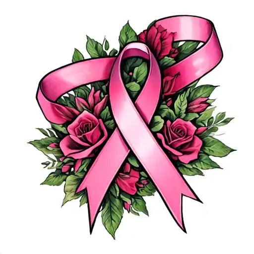 Pink Cancer Ribbon 3Day 60Miles