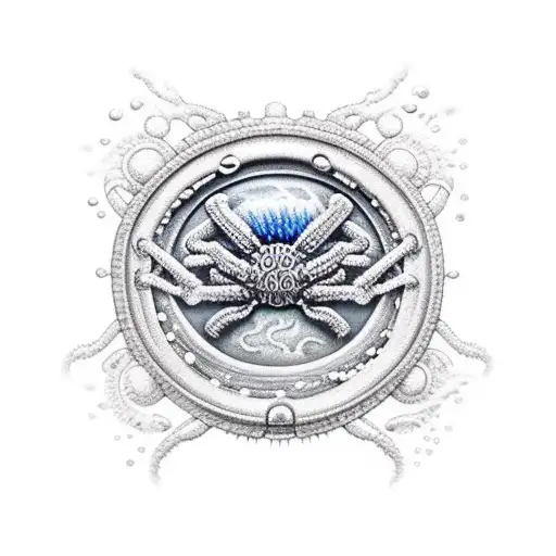 Australia Red Back Spider Ocean Guns