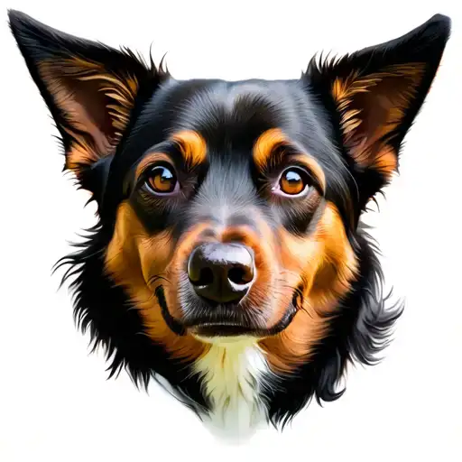 Dog Imprint With Oreole