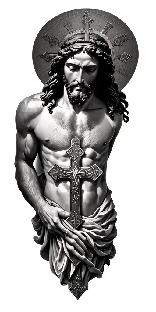 Jesus Christ And Crosses